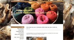 Desktop Screenshot of die-filzwerkstatt.com