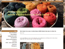 Tablet Screenshot of die-filzwerkstatt.com